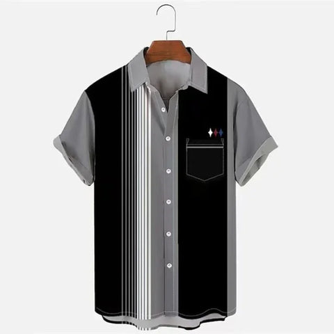 Old School Bowling/ Going Out Collared shirt