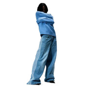 American Hip-Hop jeans wide legged.