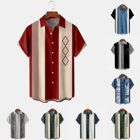 Old School Bowling/ Going Out Collared shirt